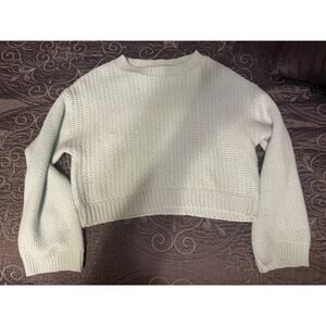 Light Blue Zara Knit Women’s Sweater Size S - Original Tag 2010-2014